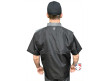 Smitty Major League Style Convertible Jacket - Black with Charcoal Grey Back