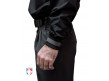 Smitty Major League Style Convertible Jacket - Black with Charcoal Grey