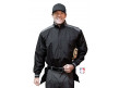 Smitty Major League Style Convertible Jacket - Black with Charcoal Grey