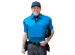 Smitty NCAA Softball Short Sleeve Body Flex Men's Umpire Shirt - Bright Blue