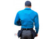 Smitty NCAA Softball Long Sleeve Body Flex Men's Umpire Shirt - Bright Blue