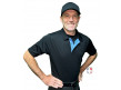 Smitty V3 Major League Replica Umpire Shirt - Black with Sky Blue Angle