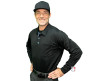 Smitty V3 Major League Replica Long Sleeve Umpire Shirt - Black with Sky Blue