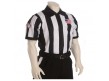 USA150SC-FLEX South Carolina (SCFOA) 2 1/4" Stripe Body Flex Short Sleeve Football Referee Shirt