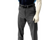 Smitty Performance Poly Spandex Charcoal Grey Flat Front Umpire Plate Pants with Expander Waistband