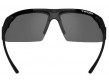 TIF-TRACK-GB Tifosi Track Sunglasses - Gloss Black / Smoke Front Angled Up View