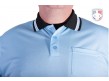 U126-300 Smitty Pro Knit Umpire Shirt - Powder Blue with Black Collar