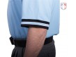 Smitty Pro Knit Umpire Shirt - Powder Blue with Black Collar
