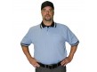 U126-CBBK Smitty Pro Knit Umpire Shirt - Polo Blue with Black Collar