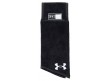 UA-FB-TOWEL-BK Under Armour Undeniable Football Referee Towel - Black Front View