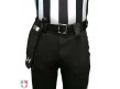 UA-FB-TOWEL-BK Under Armour Undeniable Football Referee Towel - Black Worn on Belt Closeup