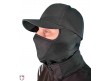 ULF-CWM UMPLIFE Cold Weather Mask Worn Front Angled Over Mouth View Baseball