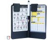 ULF-PRO-Pro Grade Magnetic "Book" Style Umpire Lineup Card Holder / Game Card Referee Wallet Open With Pencil