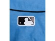 UM03-CB/BK-Majestic MLB Umpire Shirt - Sky Blue With Black Logo Only