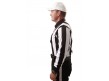 Smitty 2 1/4" Stripe Long Sleeve Football Referee Shirt with CHEST USA FLAG