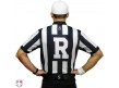 USA115CFO-FLEX Smitty CFO College 2" "Body Flex" Short Sleeve Football Referee Shirt Worn Back View