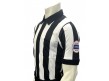USA137KS-FLEX Kansas (KSHSAA) 2 1/4" Stripe Body Flex Short Sleeve Football Referee Shirt