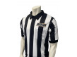 New Jersey (NJSIAA) 2 1/4" Stripe Body Flex Short Sleeve Football and Lacrosse Referee Shirt