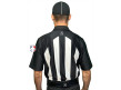 Smitty 2 1/4" Stripe Short Sleeve Football Referee Shirt with Black Shoulders
