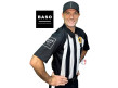 California (BASO) 2 1/4" Stripe Short Sleeve Football Referee Shirt