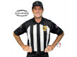 California (REDDING) 2 1/4" Stripe Body Flex Short Sleeve Football Referee Shirt Front