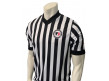 Iowa Girls (IGHSAU) 1" Stripe Body Flex Men's V-Neck Referee Shirt