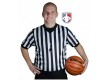 USA200-Smitty Dye Sublimated 1" Stripe V-Neck Referee Shirt Sleeve Front
