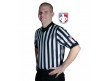 USA200 Smitty Dye Sublimated 1" Stripe V-Neck Referee Shirt with USA FLAG
