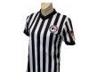 Iowa Girls (IGHSAU) 1" Stripe Body Flex Women's V-Neck Referee Shirt