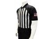 USA216 Smitty NCAA Performance Mesh Basketball Referee Shirt Front Angled View