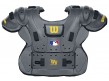 A3215 Wilson MLB West Vest Platinum Umpire Chest Protector Front View