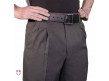 Smitty Charcoal Grey Combo Umpire Pants with Expander Waistband