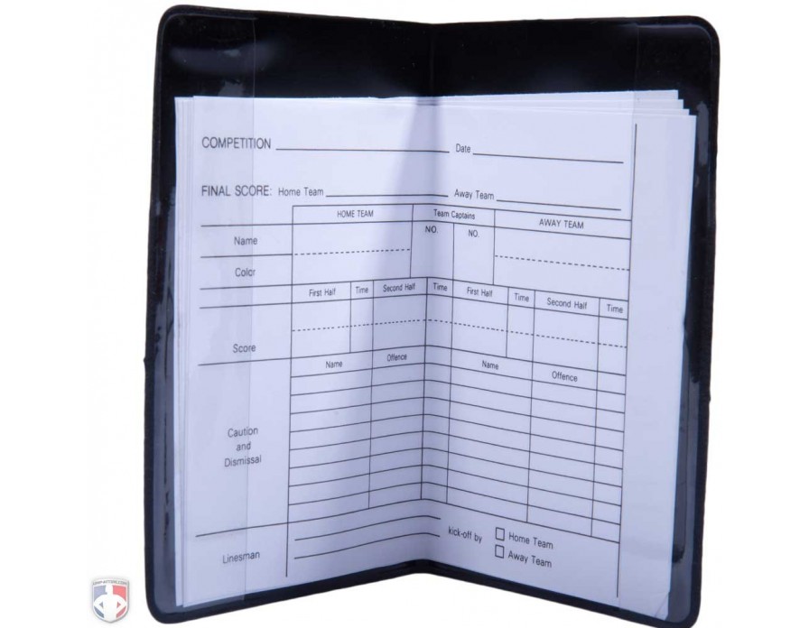 L1200-REFEREE PENALTY & WARNING CARDS SET WITH HOLDER