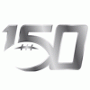 150 Year College Football Anniversary Logo