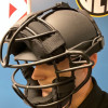 All-Star Cobalt Umpire Skull Cap Side Profile