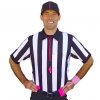 Football Referee with Pink Accessories