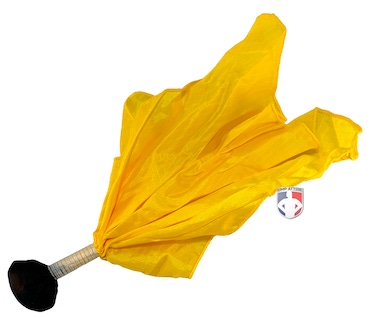 Smitty Long Range Black Ball Center Referee Penalty Flag