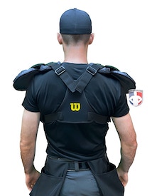 Wilson Pro Gold Chest Protector Harness Worn