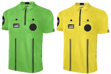 Capelli Green and Yellow Referee Shirts