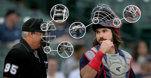 Force3 Technical Details on Umpire and Catcher Mask