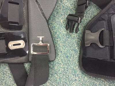 Metal Buckle vs Plastic Buckle of Umpire Chest Protector