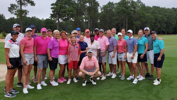 All Basketball Officials at Kay Yow Golf Event