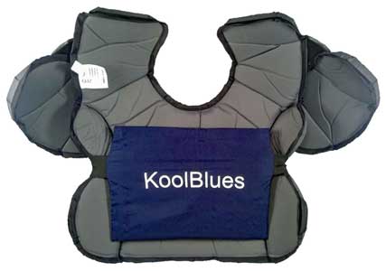 Kool  Blues Cooling System on Umpire Chest Protector