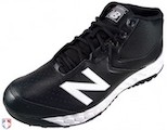 New Balance Mid-Cut Black and White Field Umpire Shoes