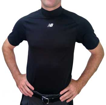 New Balance Challenger Mock Neck Short Sleeve Compression Shirt