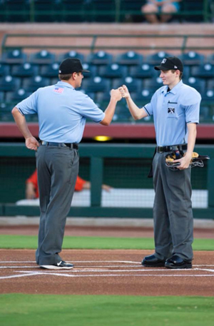 Nate Diederich and his Arizona League crew-mate Jeff Hamann