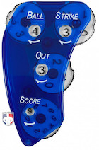 Blue Umpire Indicator with Score