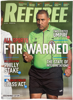 Referee Magazine July 2021 Cover