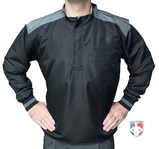 Black and Grey Convertible Umpire Jacket