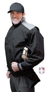 Umpire Wears Jacket Behind the Plate